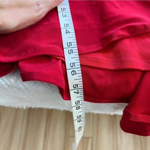 STUNNING Red Alyce Paris Formal Bedazzled Maxi Prom Dress sheer back size 00 - Picture 6 of 16